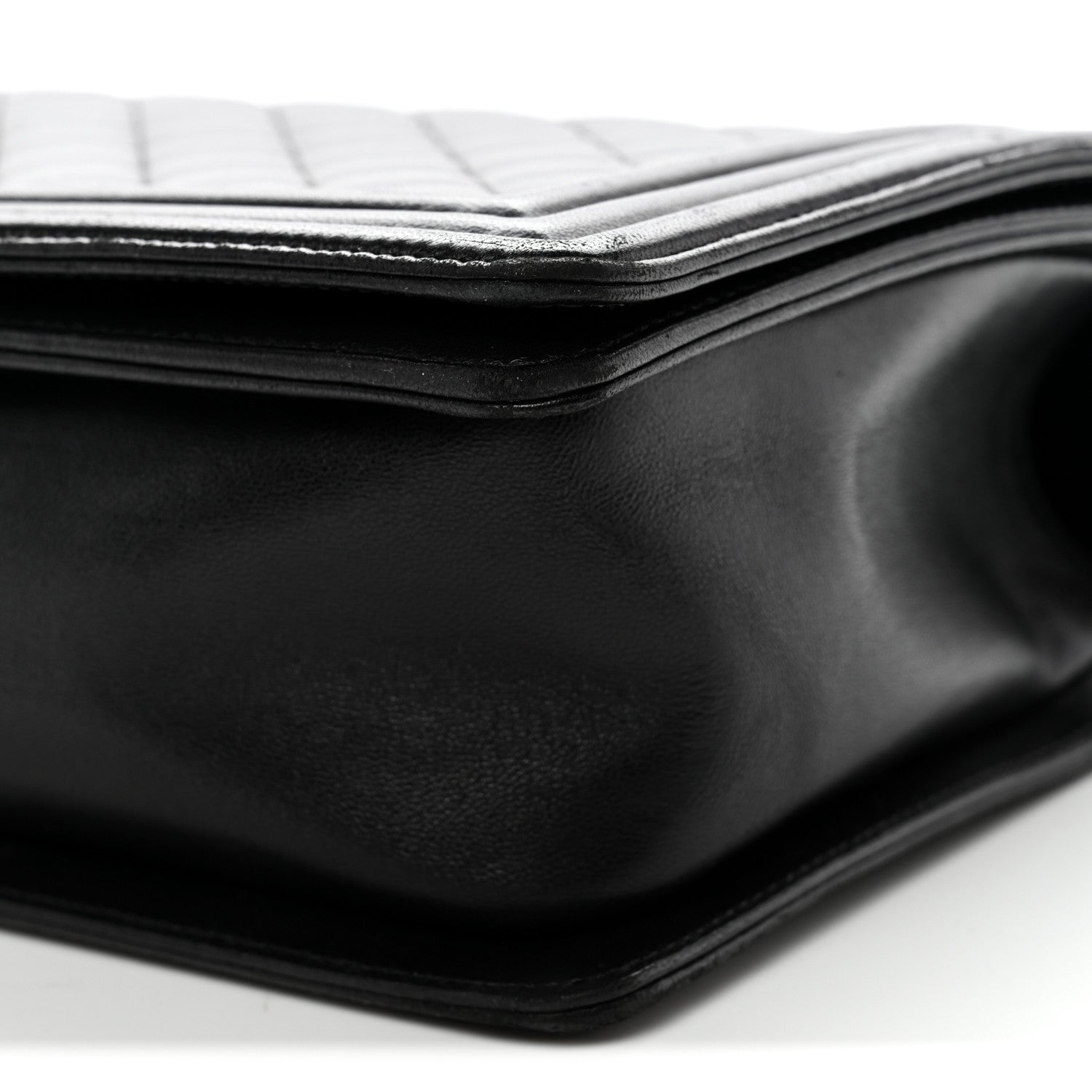 Chanel Lambskin Quilted New Medium Boy Flap Black 10 of 12