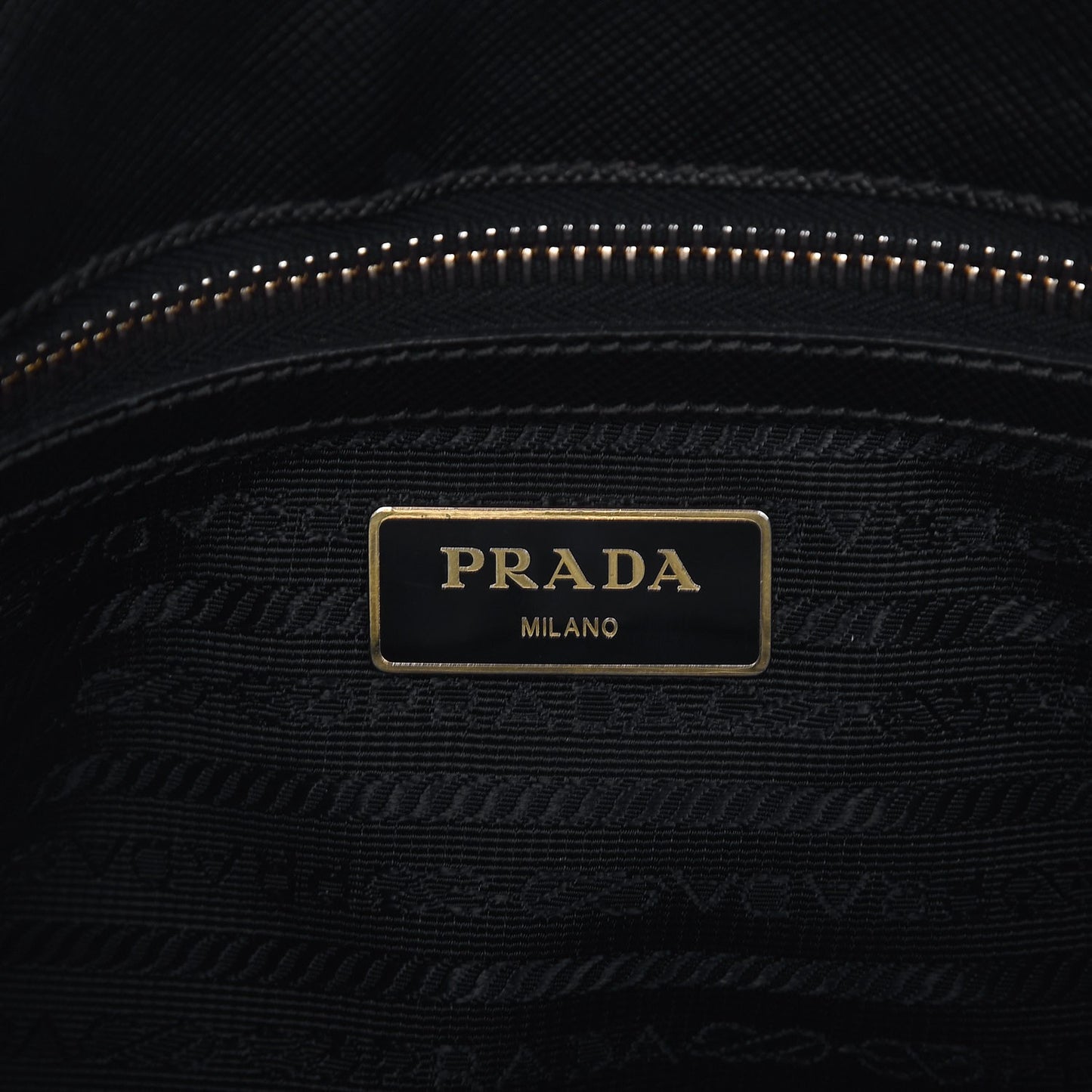 Saffiano Small Galleria Double Zip Tote Black