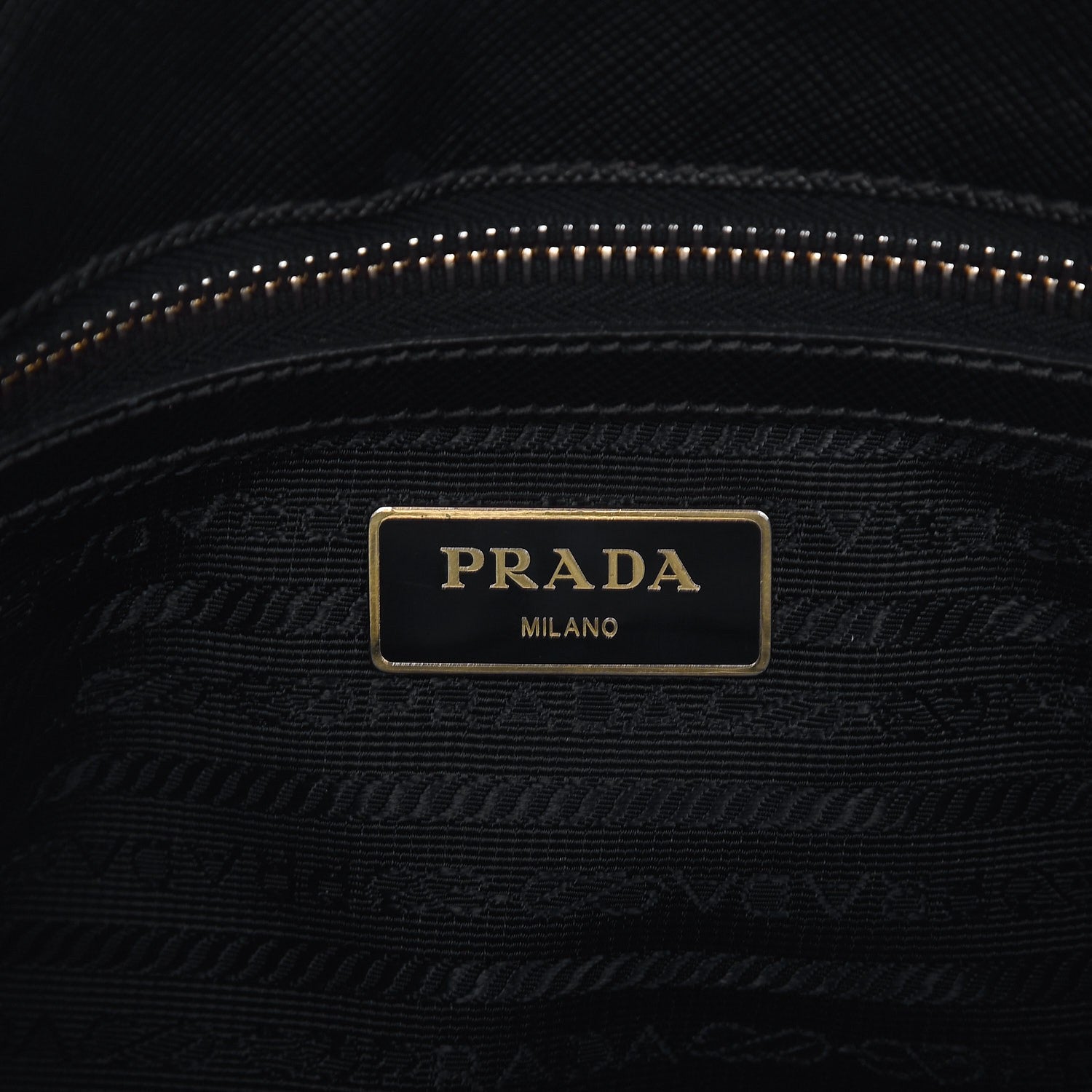 Prada Saffiano Small Galleria Double Zip Tote Black 7 of 8