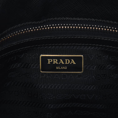 Prada Saffiano Small Galleria Double Zip Tote Black 7 of 8