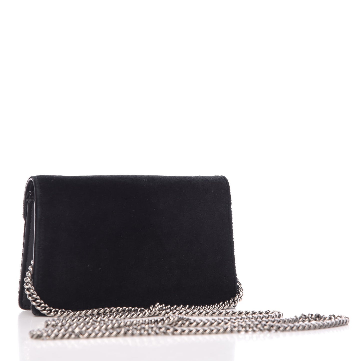 Velvet Super Mini Dionysus Shoulder Bag Black
