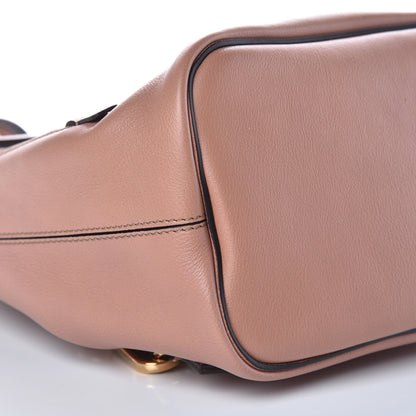 Chloe Suede Calfskin Small Faye Backpack Nougat 8 of 9
