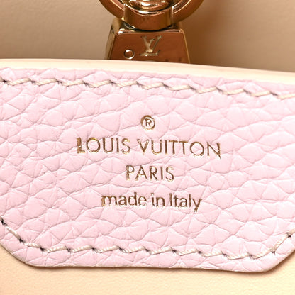 Louis Vuitton Taurillon MiniMe Capucines BB Guimauve Powder White 6 of 9