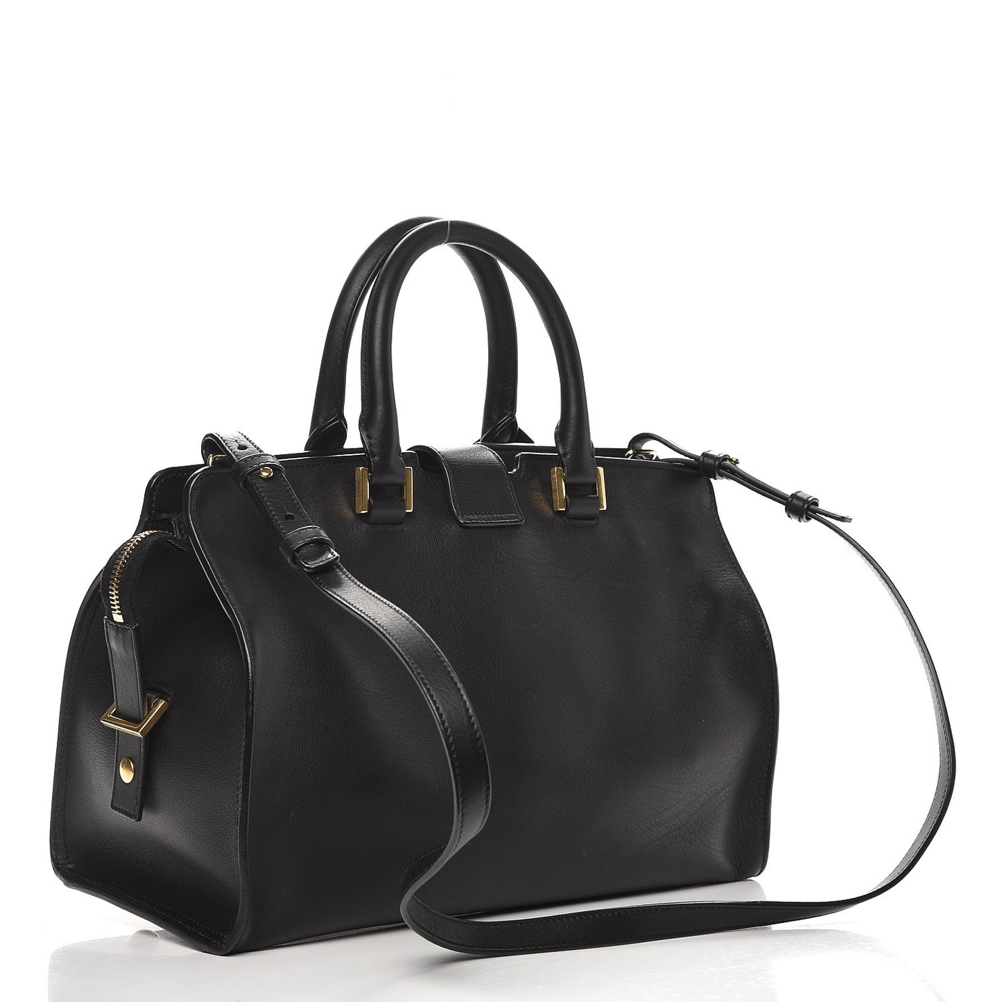 Calfskin Small Classic Y Cabas Black
