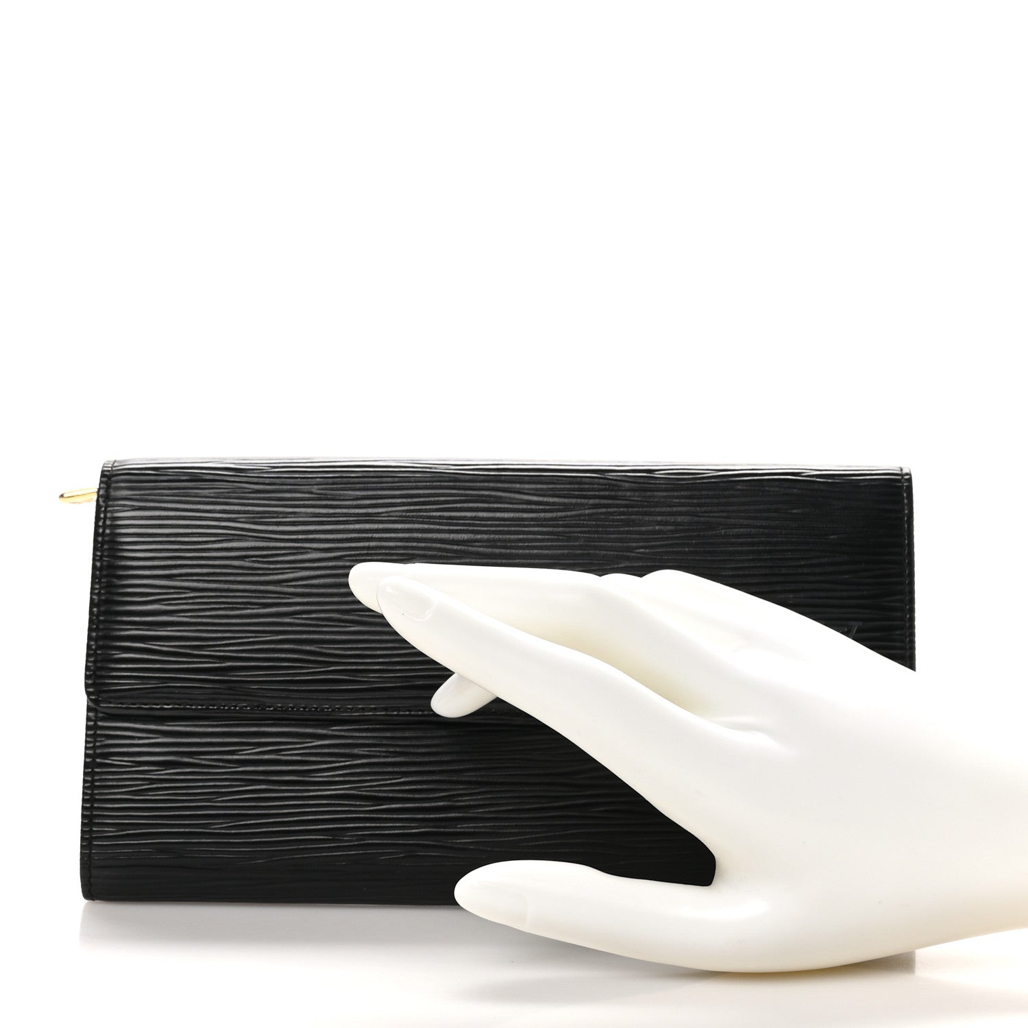 Louis Vuitton Epi Sarah Wallet Black 2 of 8