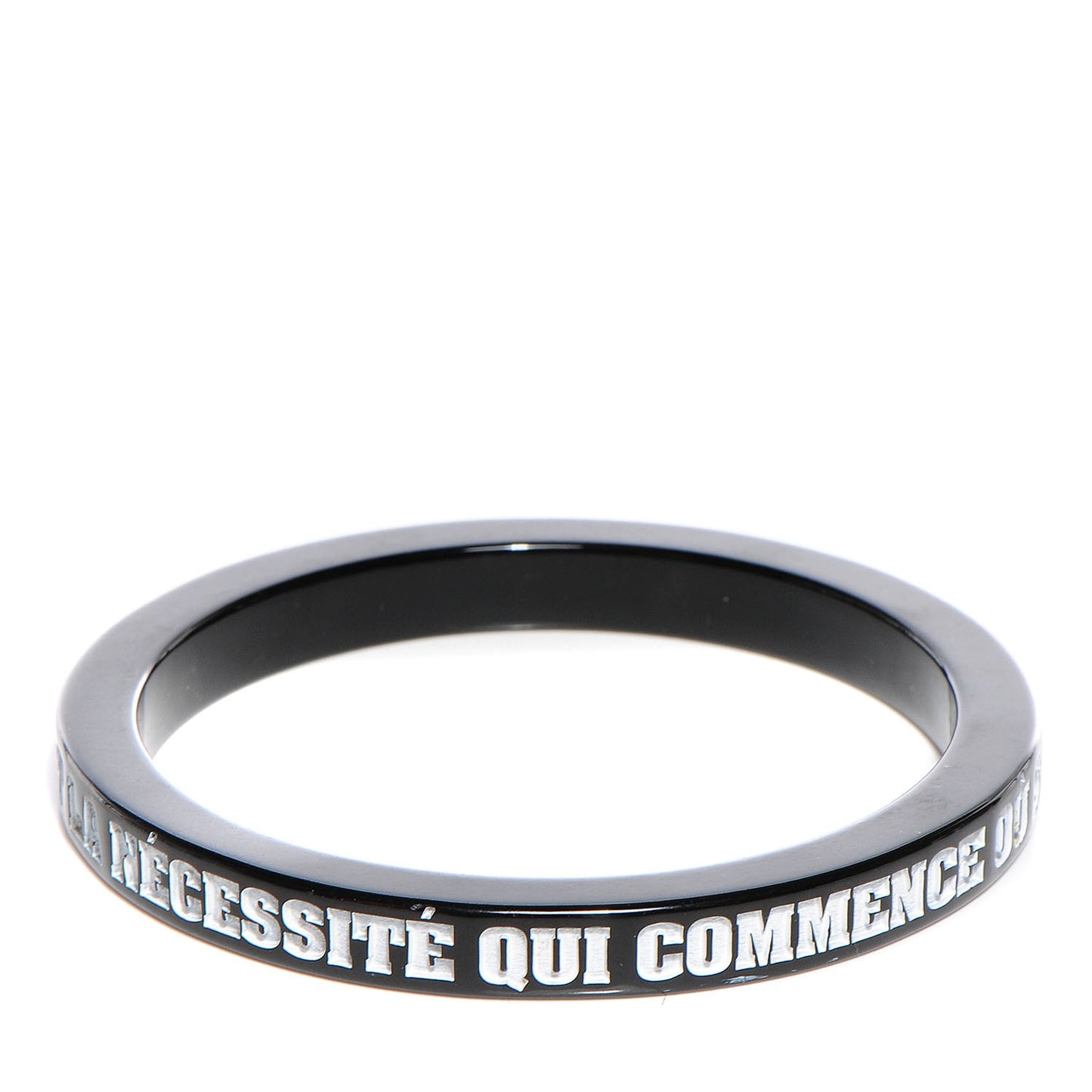 Resin Coco Bangle Black