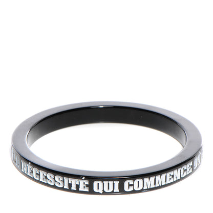 Chanel Resin Coco Bangle Black 5 of 6