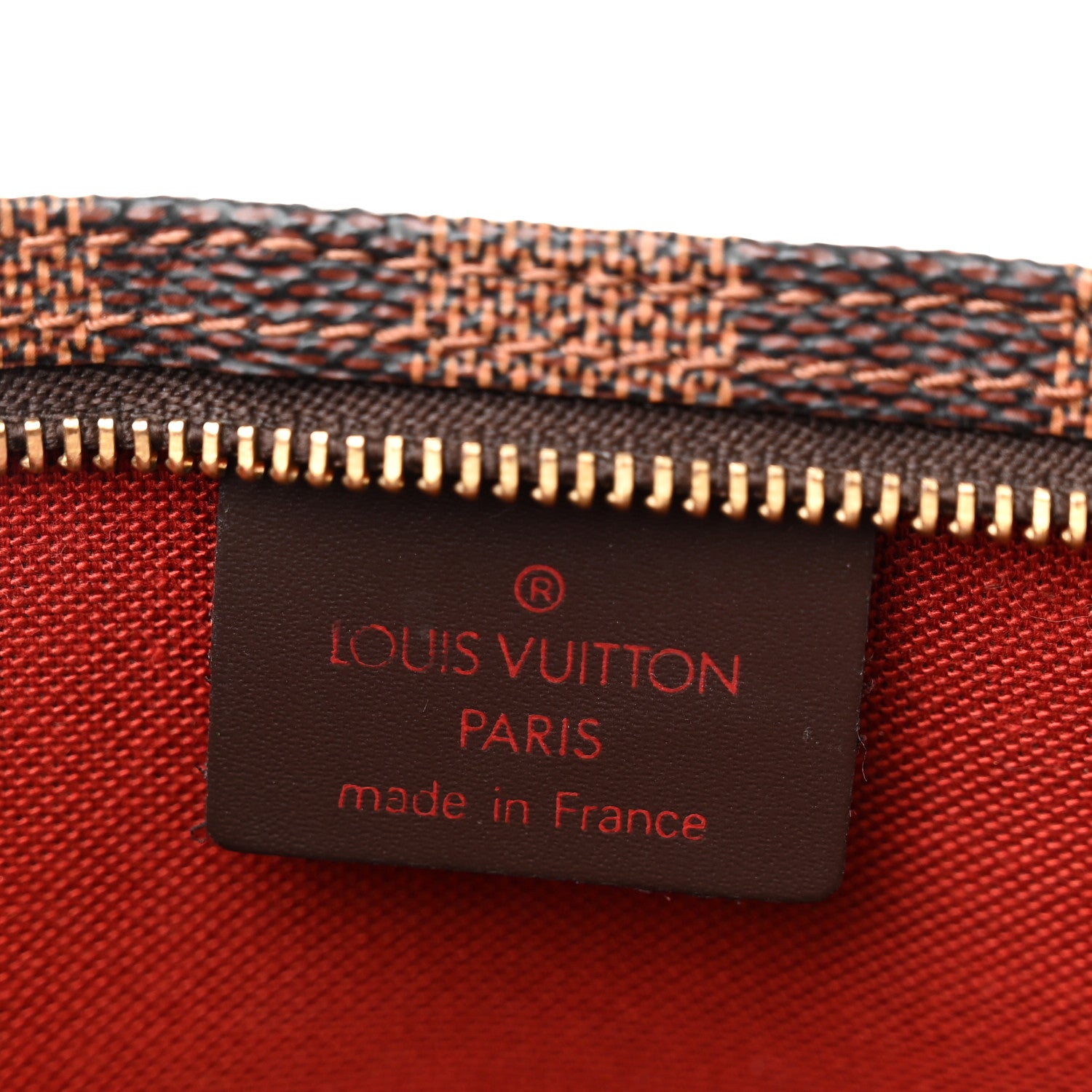 Louis Vuitton Damier Ebene Navona Pochette Accessories 6 of 8