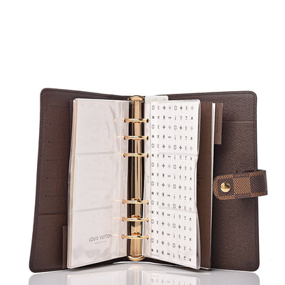 Louis Vuitton Damier Ebene Medium Ring Agenda Cover 5 of 7
