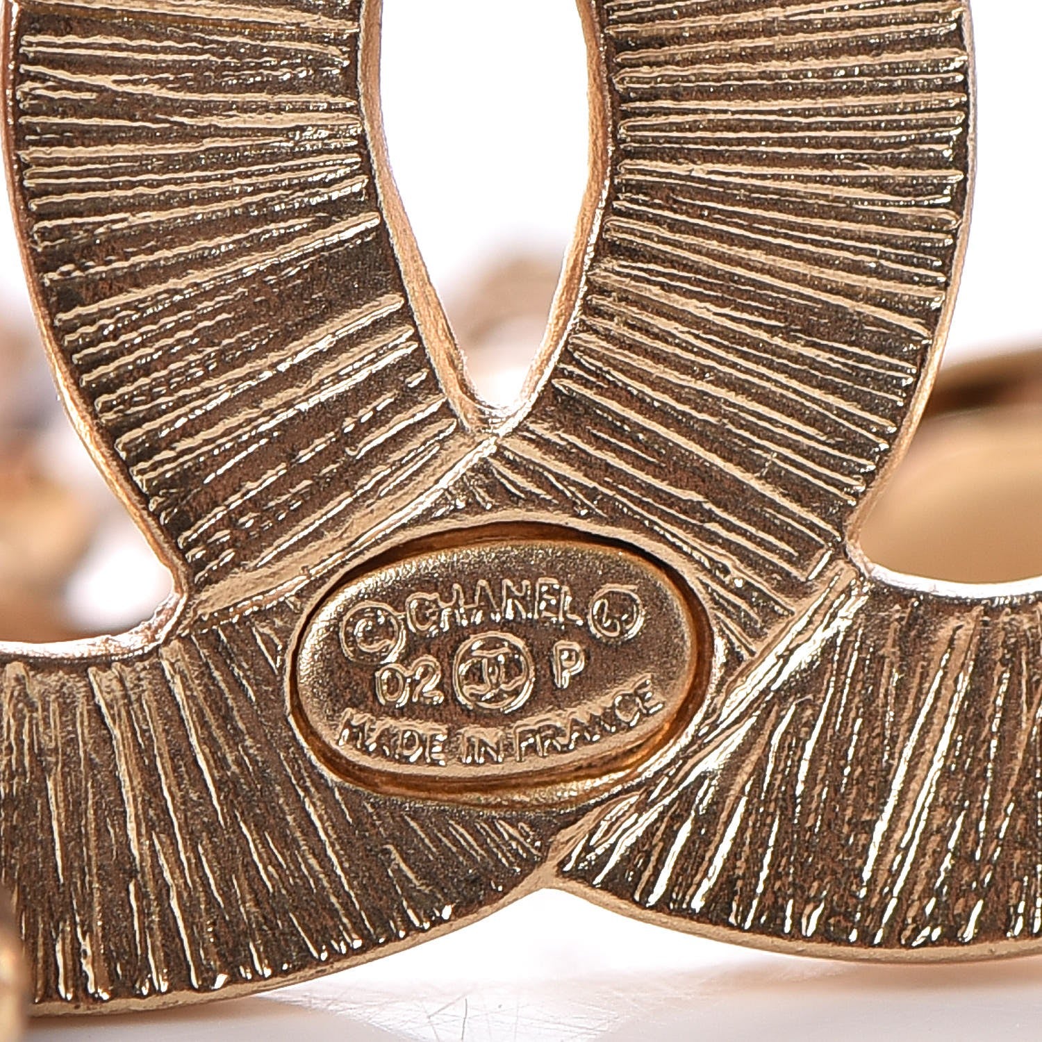 Chanel Pearl Crystal CC Double Strand Necklace Gold 6 of 6