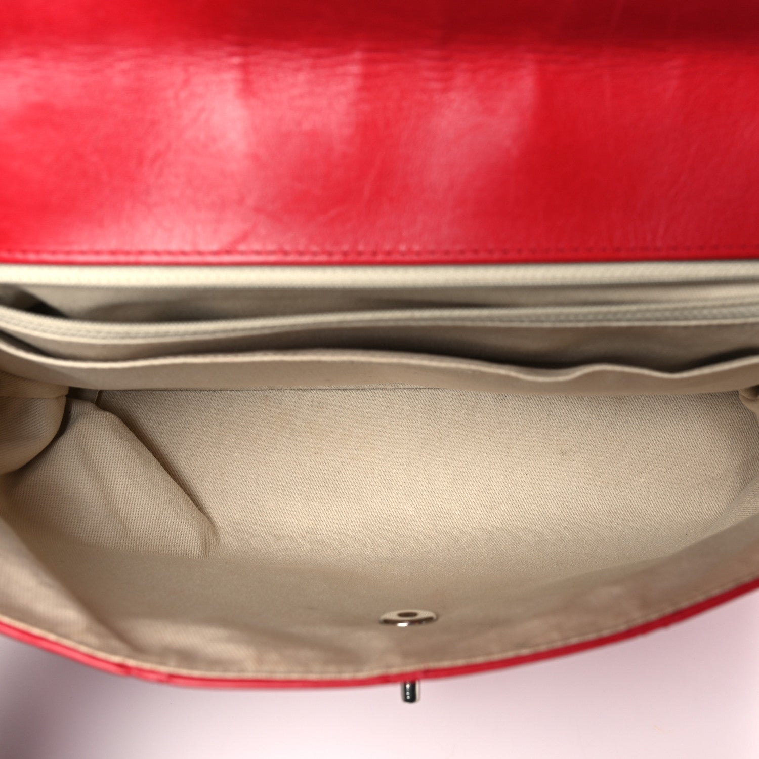 Chanel Calfskin Quilted In the Business Flap Bag Red 5 of 11