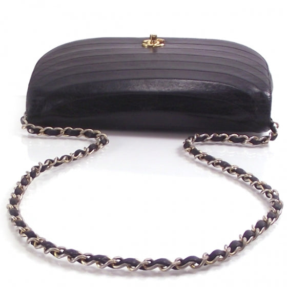 Chanel Lambskin CC Flap Chain Bag Black 5 of 13