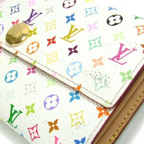 Louis Vuitton Monogram Multicolor Sarah Wallet White 5 of 10