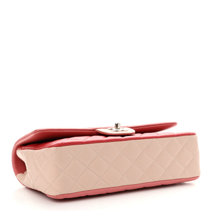 Chanel Lambskin Quilted Tri-Color Medium Valentine Charms Single Flap Pink 4 of 12