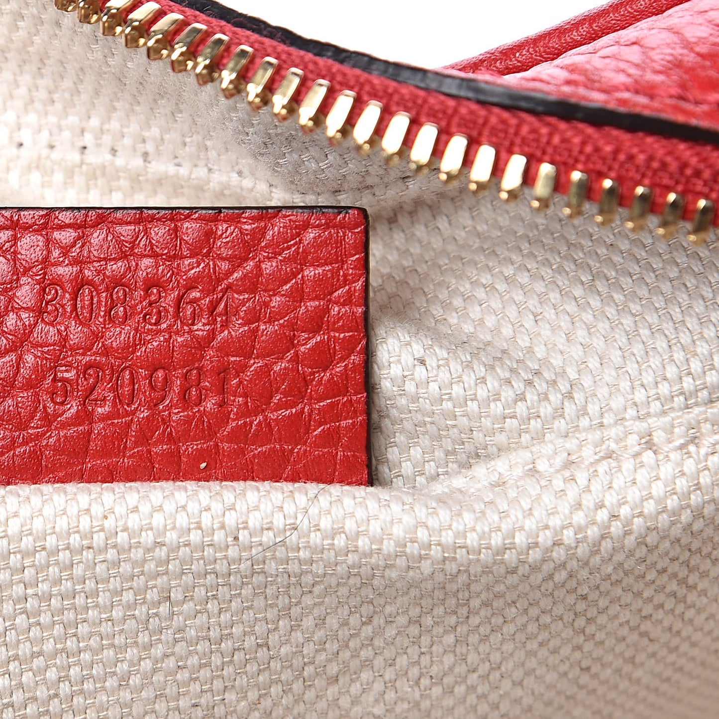 Pebbled Calfskin Small Soho Disco Bag Tabasco Red