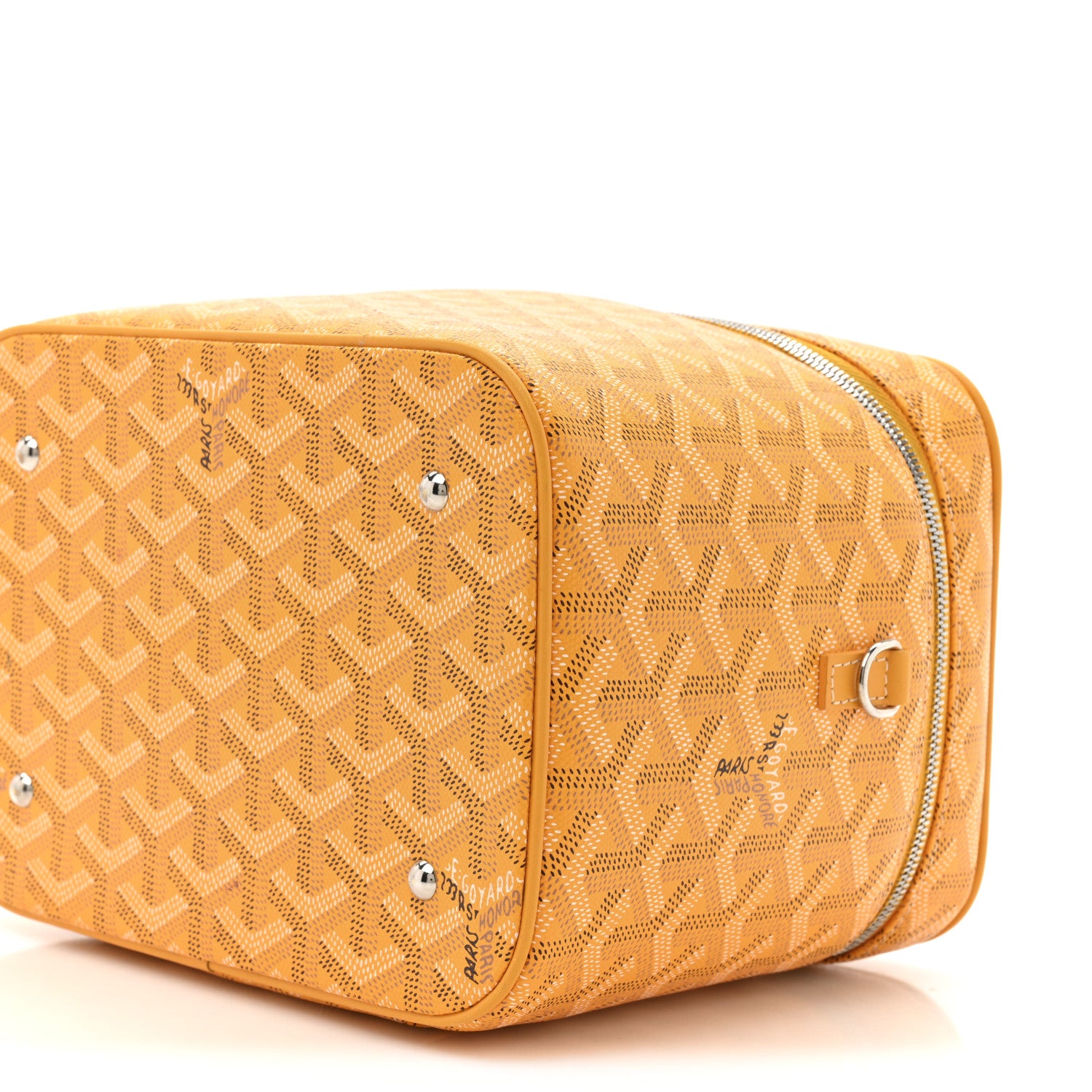 Goyard Goyardine Muse Vanity Case Yellow 8 of 14