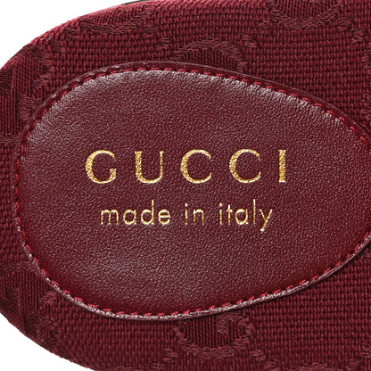 Gucci Canvas GG Monogram Horsebit Flat Slide Sandals 41 Rosso Ancora 8 of 10