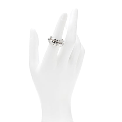 Piaget 18K White Gold Diamond Wide Possession Wedding Ring 54 7 2 of 5