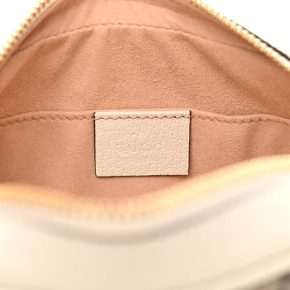 Gucci GG Supreme Monogram Textured Calfskin Web Mini Ophidia Shoulder Bag Beige Ebony Mystic White 6 of 13