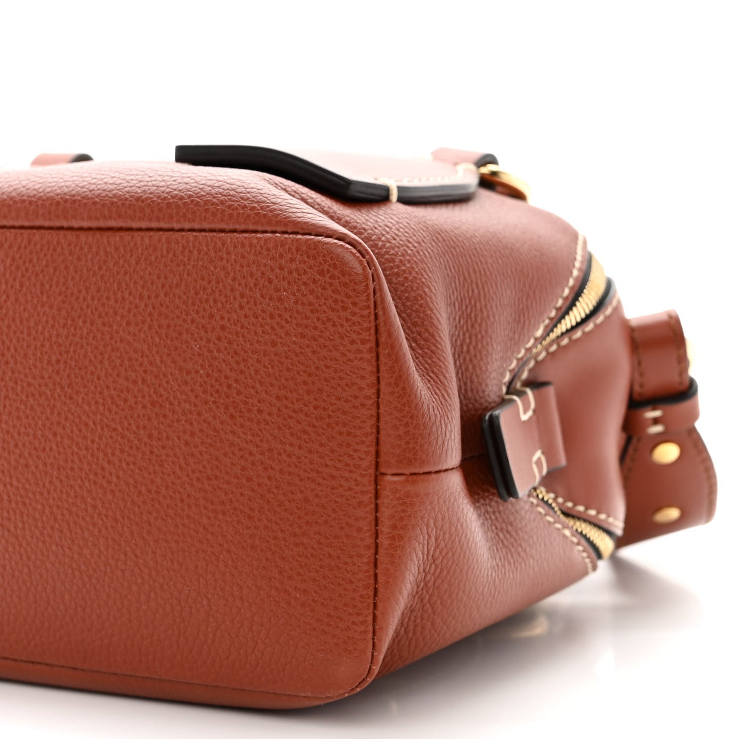 Calfskin Small Daria Sepia Brown