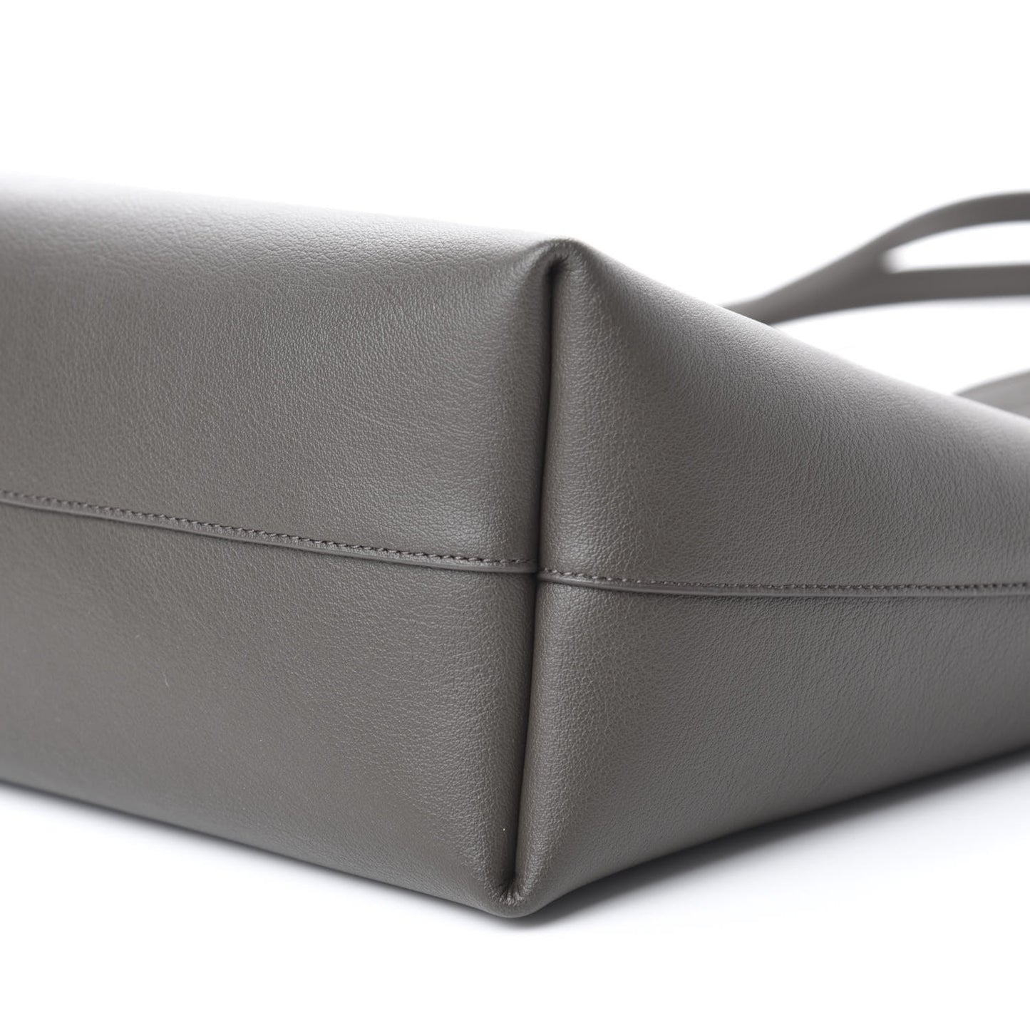 Calfskin Large Shopping Tote Pebble