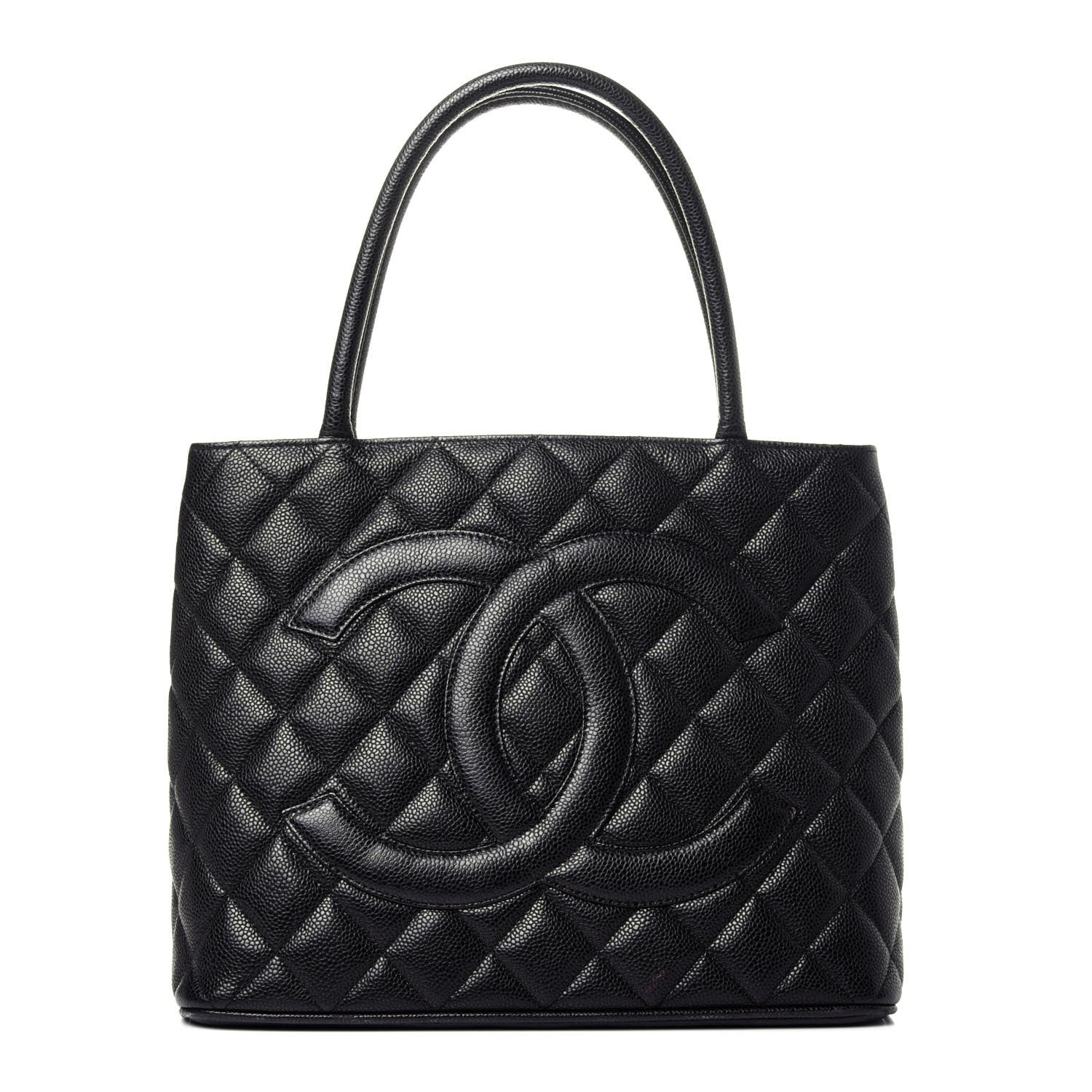Chanel Caviar Quilted Medallion Tote Black 1 of 10