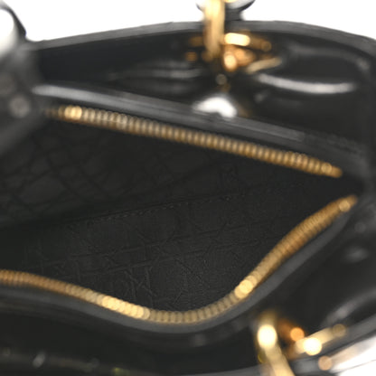 Christian Dior Patent Cannage Medium Lady Dior Black 5 of 10