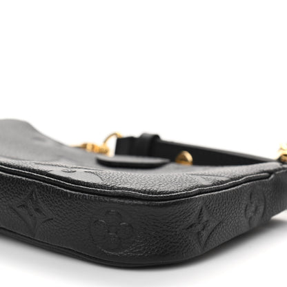 Louis Vuitton Empreinte Monogram Giant Multi Pochette Accessories Small Pochette Black 9 of 10