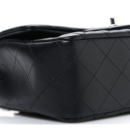 Chanel Lambskin Quilted Mini Rectangular Flap Black 9 of 11