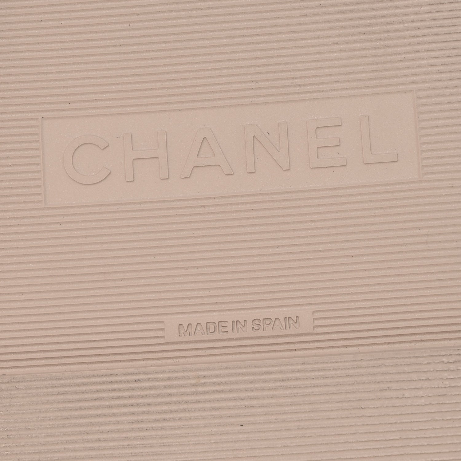 Chanel Fabric Pearl Cork CC Slip On Sandals 40 Pink 7 of 11