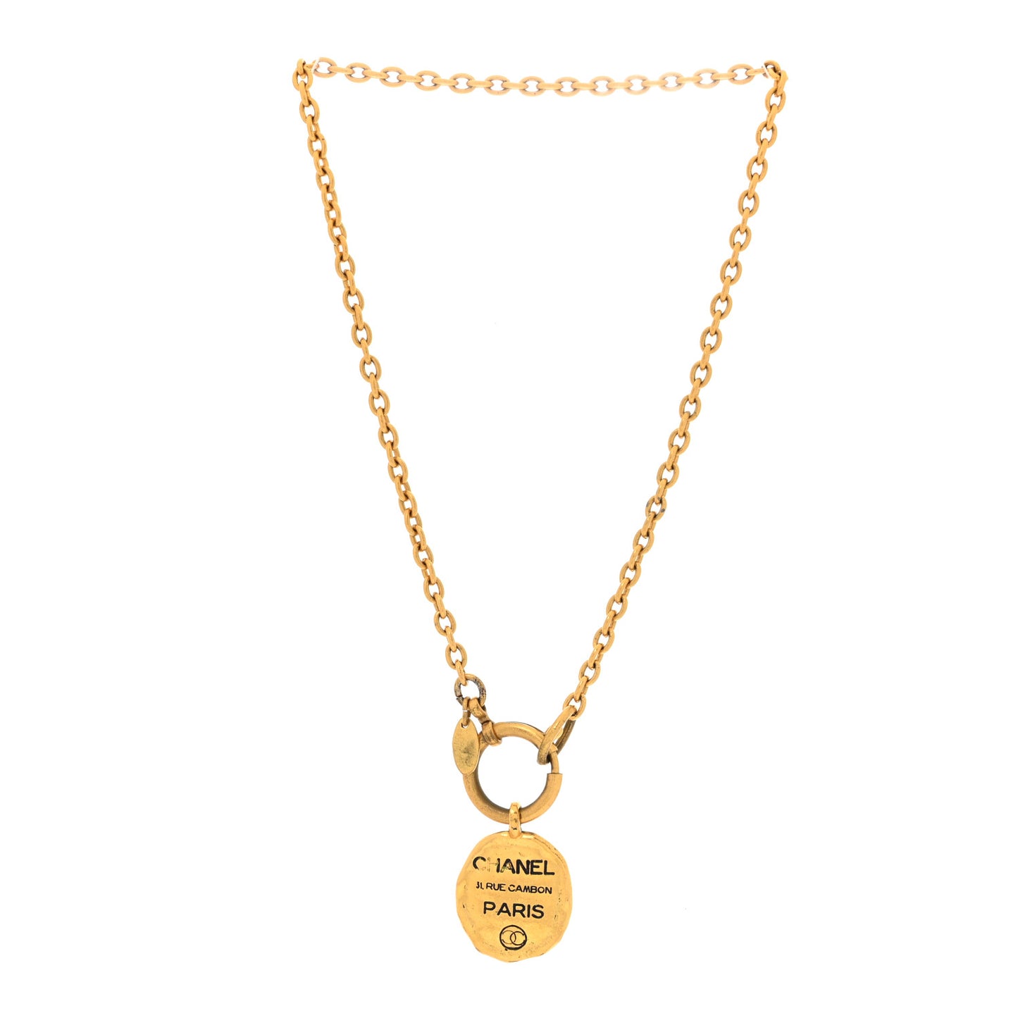 31 Rue Cambon Paris CC Necklace Gold