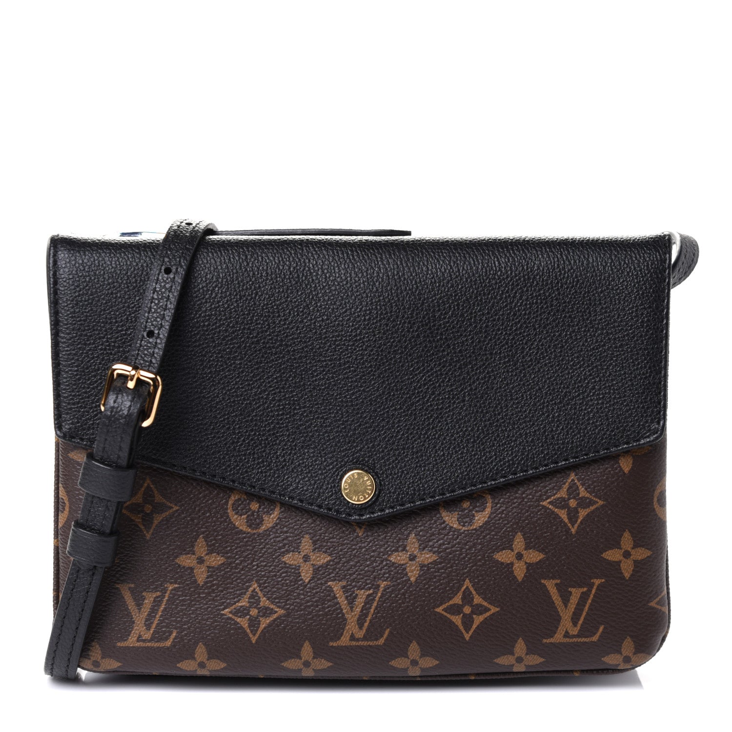 Louis Vuitton Monogram Twice Pochette Black 1 of 5