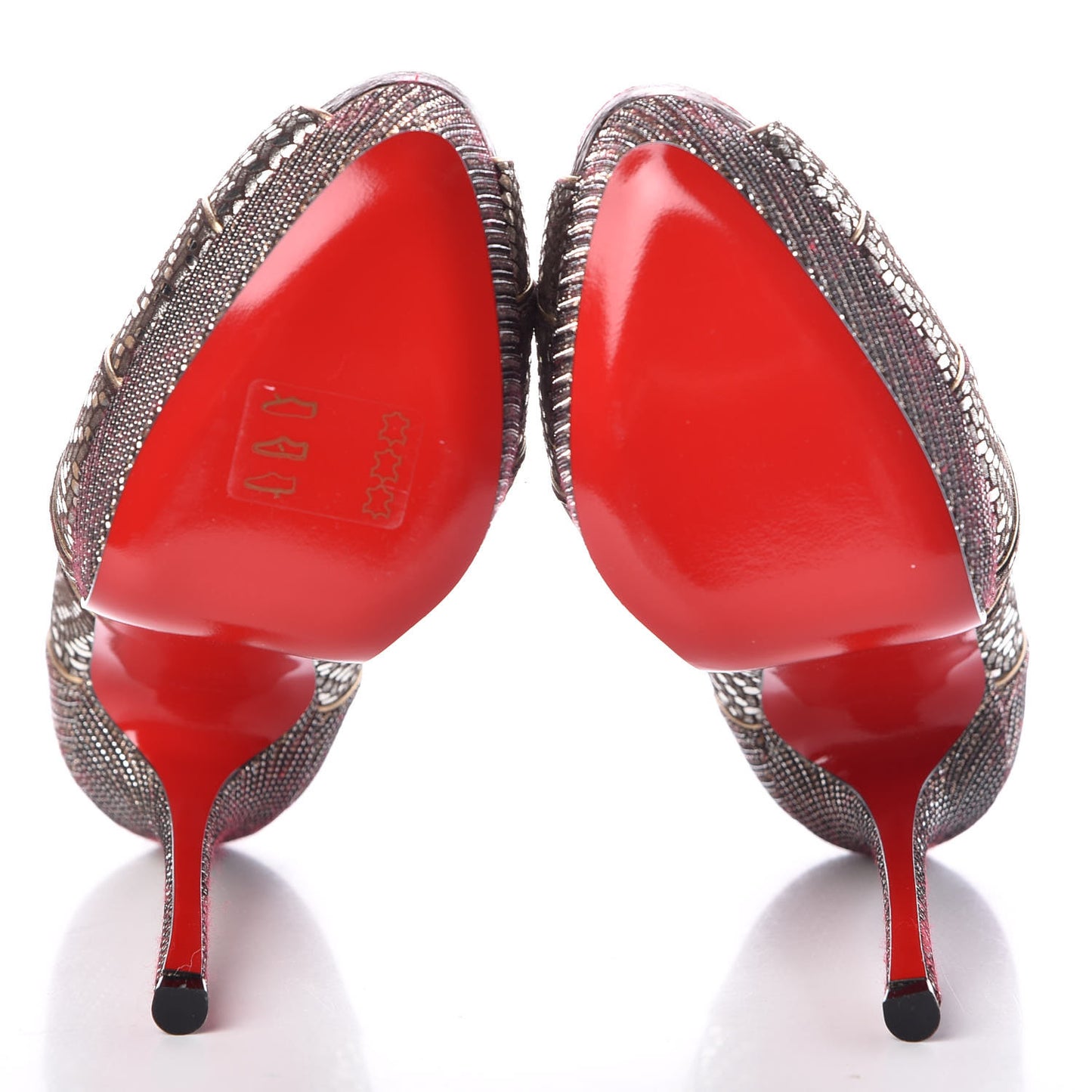Glitter Specchio Torsatou 150 Pumps 36.5 Antic Silver