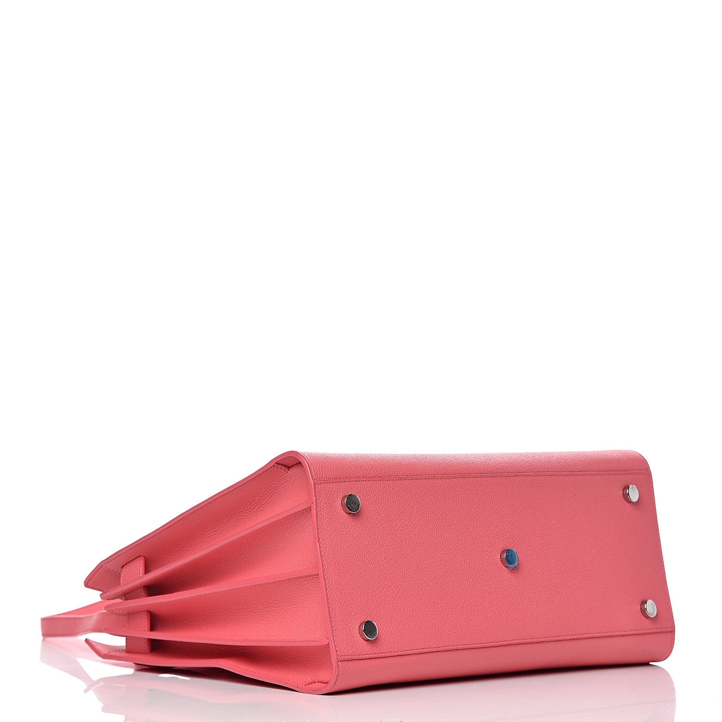 Grained Calfskin Small Sac De Jour Rose Clair
