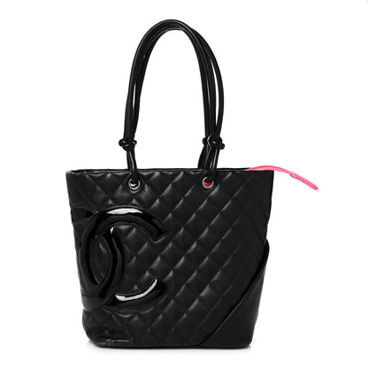 Chanel Calfskin Quilted Medium Cambon Tote Black 1 of 15