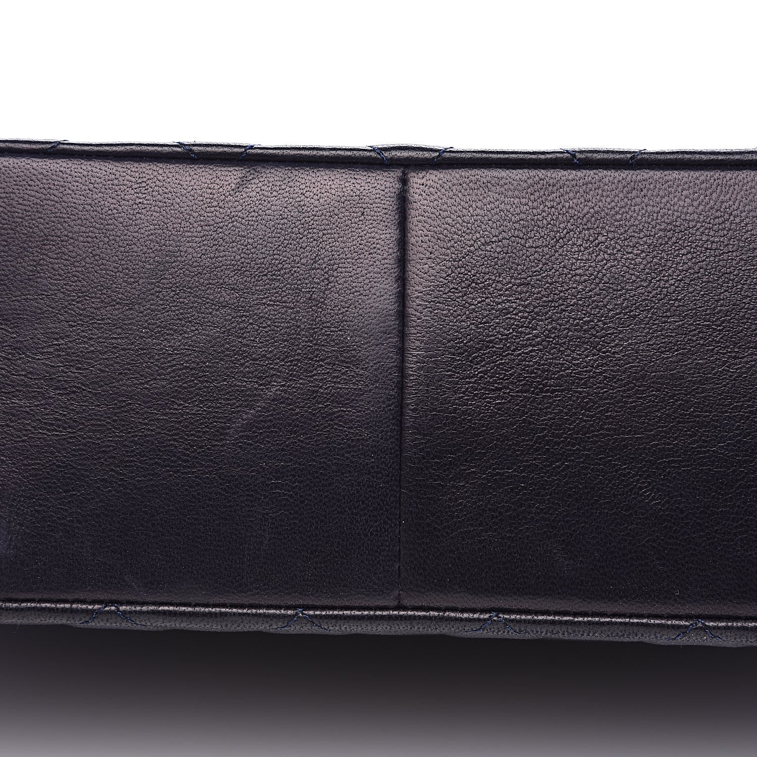 Chanel Lambskin Quilted Medium Single Flap Navy Blue 11 of 16