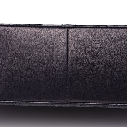 Chanel Lambskin Quilted Medium Single Flap Navy Blue 11 of 16