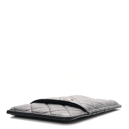 Chanel Caviar Quilted Classic iPhone Pouch Black 4 of 7