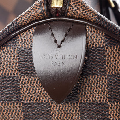 Louis Vuitton Damier Ebene Speedy 30 6 of 9
