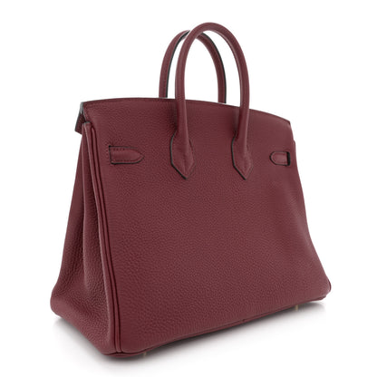 Hermes Togo Birkin 25 Rouge Grenat 3 of 10