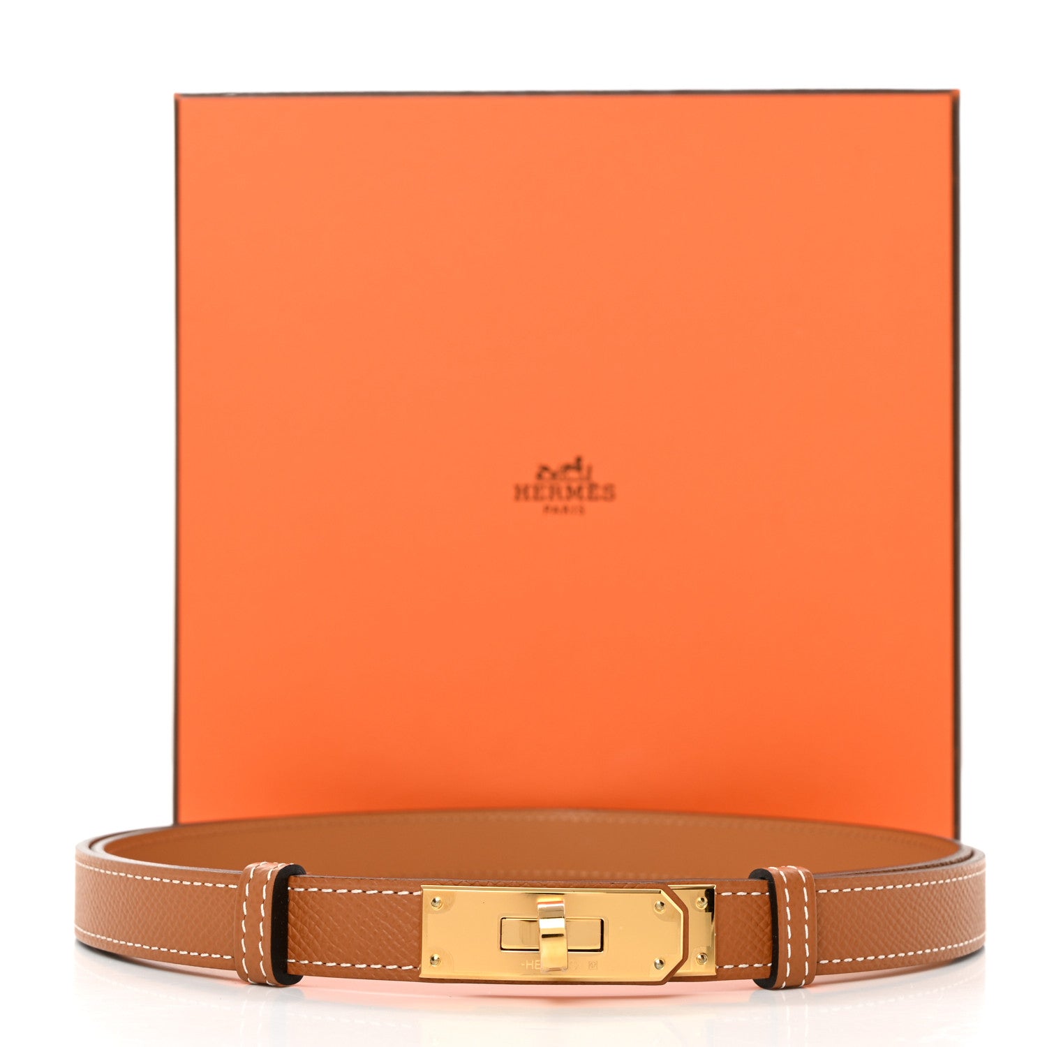 Hermes Epsom Kelly Belt Gold 3 of 4