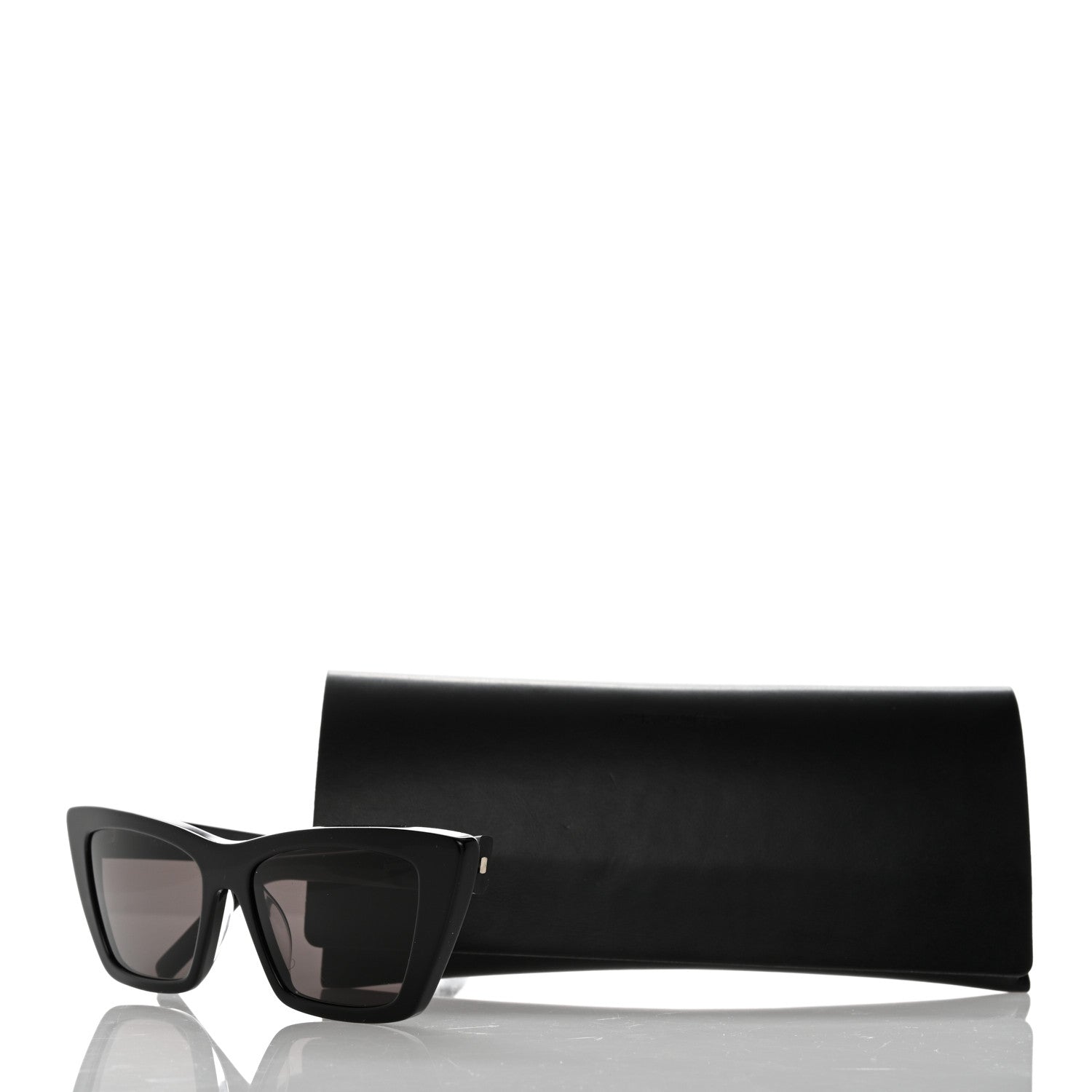 Saint Laurent Acetate Mica Cat Eye Sunglasses SL 276 Black 8 of 8