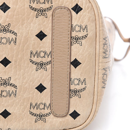 MCM Visetos Medium Liz Reversible Shopper Tote Beige 10 of 17