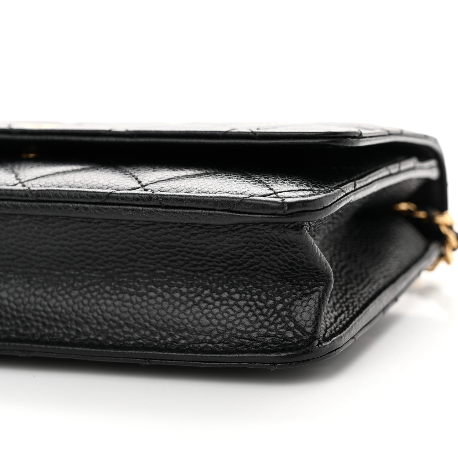 Chanel Caviar Quilted Wallet On Chain WOC Black 11 of 12