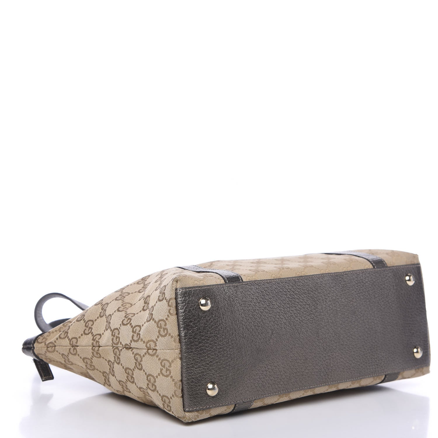 Gucci Monogram Medium Abbey Tote Metallic 3 of 12
