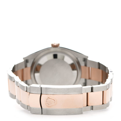 Rolex Stainless Steel 18K Everose Gold 36mm Oyster Perpetual Datejust Watch Slate 126231 3 of 5