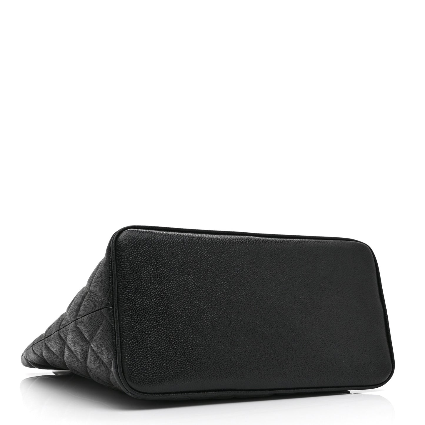 Caviar Quilted Medallion Tote Black
