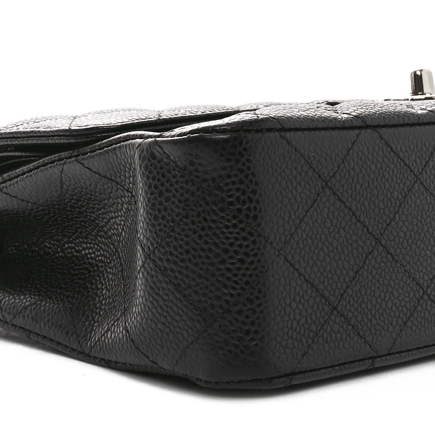 Chanel Caviar Quilted Medium Double Flap Black 9 of 10
