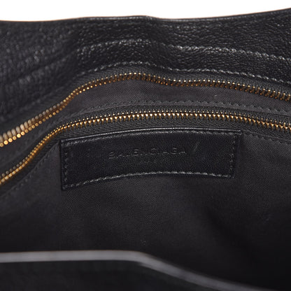 Balenciaga Chevre Gold Metallic Edge Hardware City Black 6 of 8