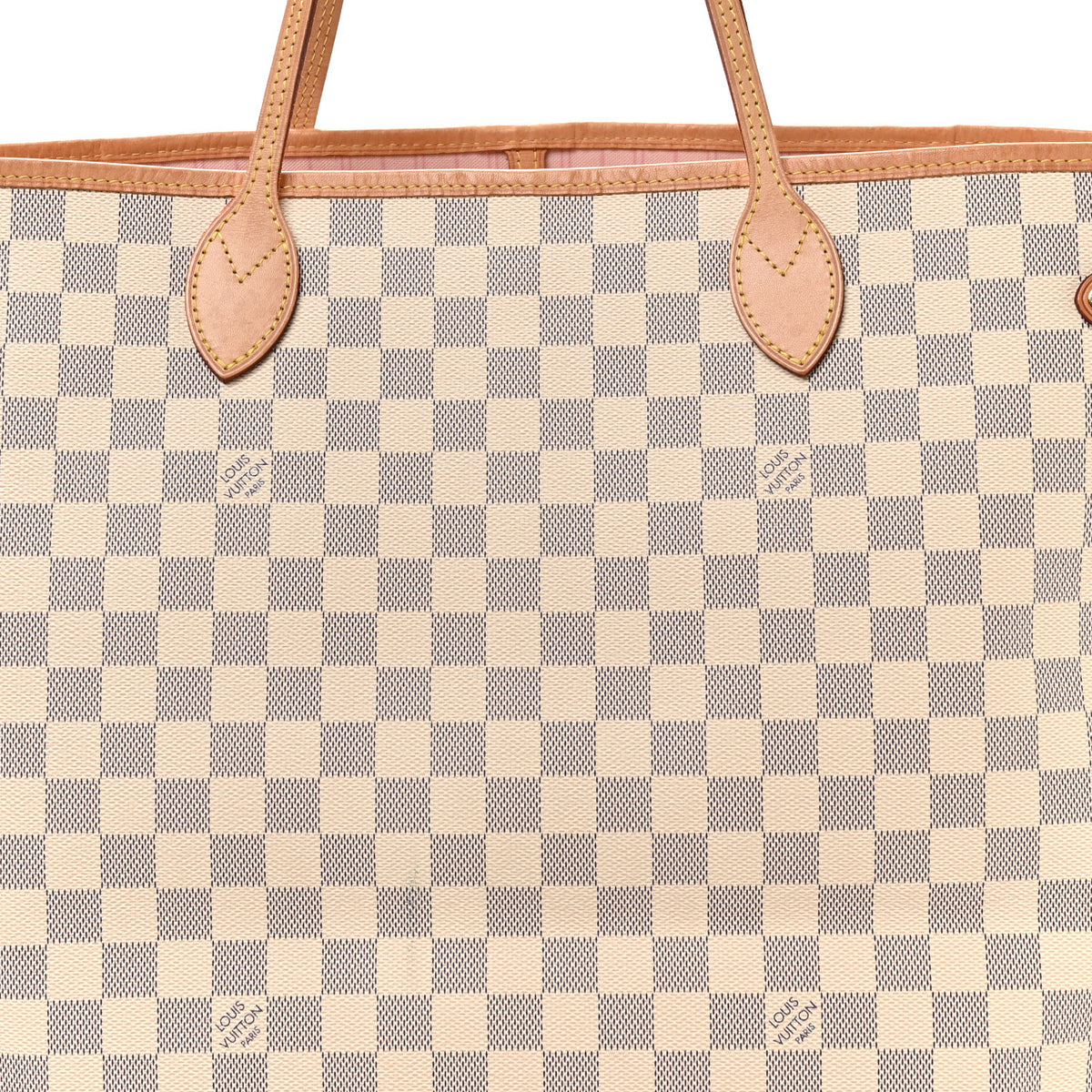 Damier Azur Neo Neverfull GM Rose Ballerine